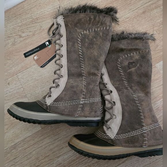 NWT Sorel Cate The Great Waterproof Boots Size 6 - Picture 1 of 10